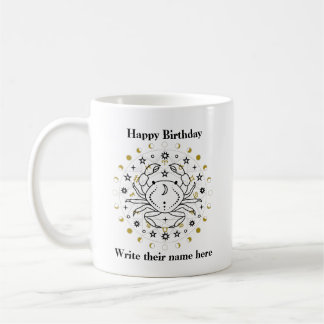Cancer Astrology Birthday Mugg 21-22 juli 2011