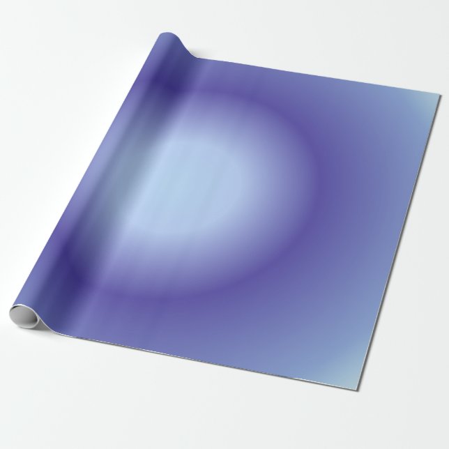 Cancer Aura, Cancer Zodiac, Blue Aura Gradient Presentpapper (Utrullad)