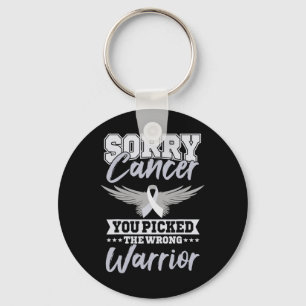 Cancer Awareness - Beklagar att du valde fel Nyckelring