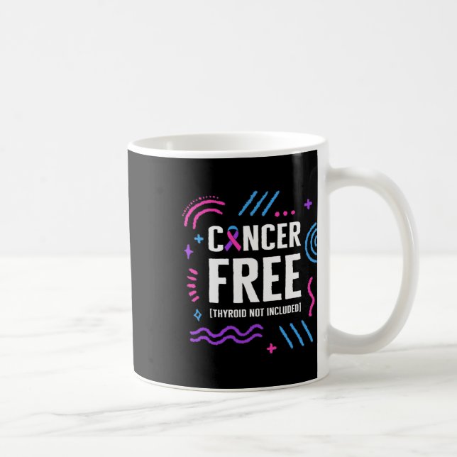 Cancer Awareness Cancer Free Thyroid ingår ej Kaffemugg (Höger)