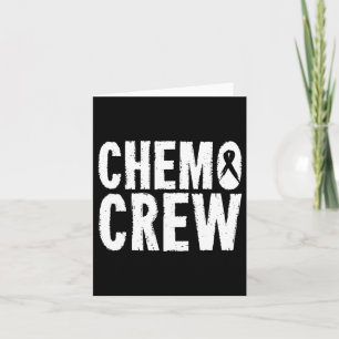 Cancer Awareness Chemo Crew Survivor Gift Kort