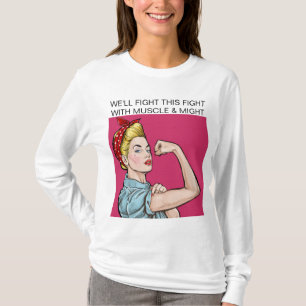 Cancer Awareness Muskeln och kan c SRF T Shirt