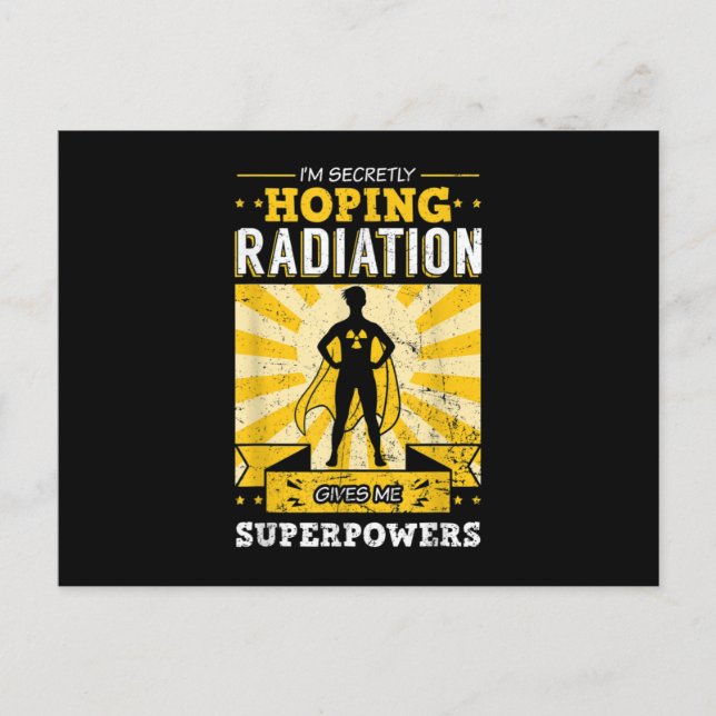 Cancer Awareness Patient Warrior Chemo Radiation T Meddelande Vykort (Framsida)