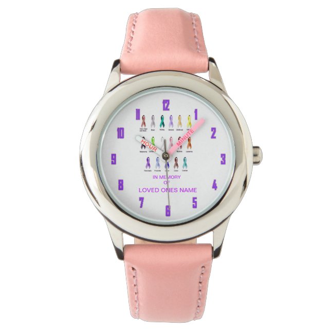 CANCER AWARENESS PERSONLIG ARMBANDSUR (Framsida)