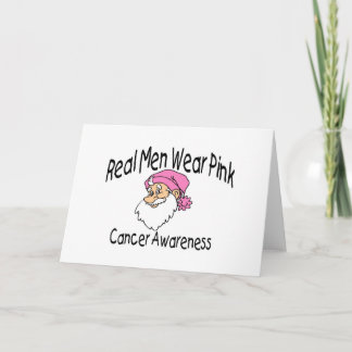 Cancer Awareness Santa Helgkort