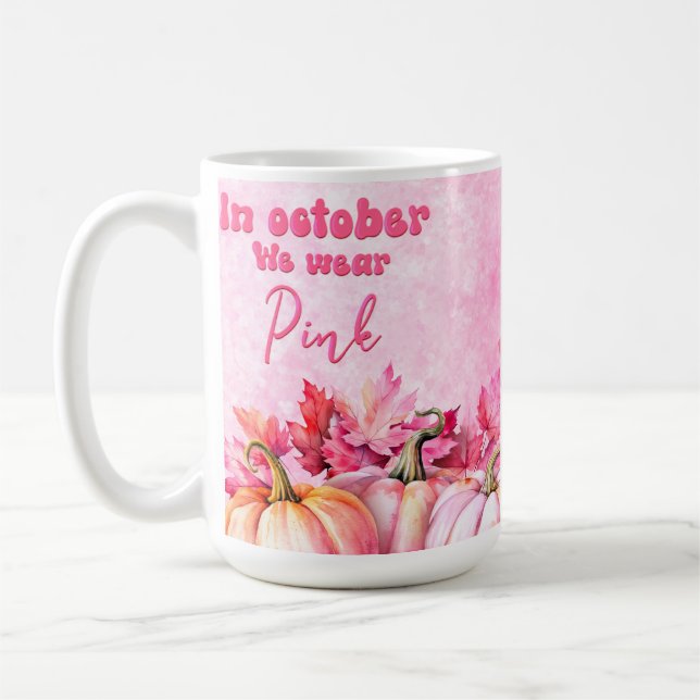 Cancer Awareness Series 15 oz Classic Mugg (Vänster)