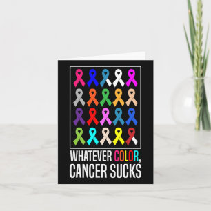 Cancer Awareness Shirts-spelar ingen roll Färg Can Kort