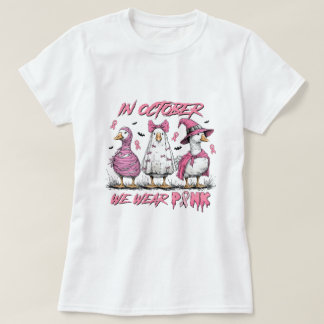 Cancer Awareness Vi Bäras Rosa T Shirt
