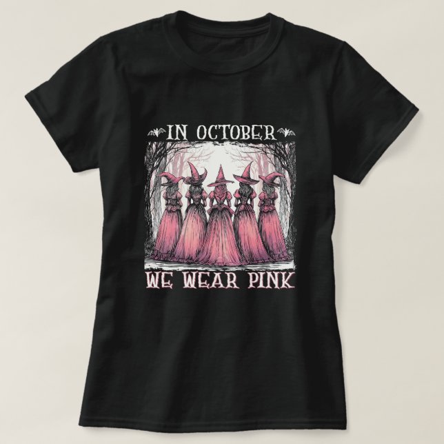 Cancer Awareness Vi Bäras Rosa T Shirt (Design framsida)
