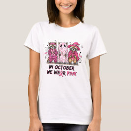 Cancer Awareness Vi Bäras Rosa T Shirt