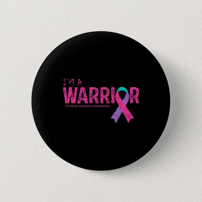 Cancer Awareness Warrior Knapp (Framsida)