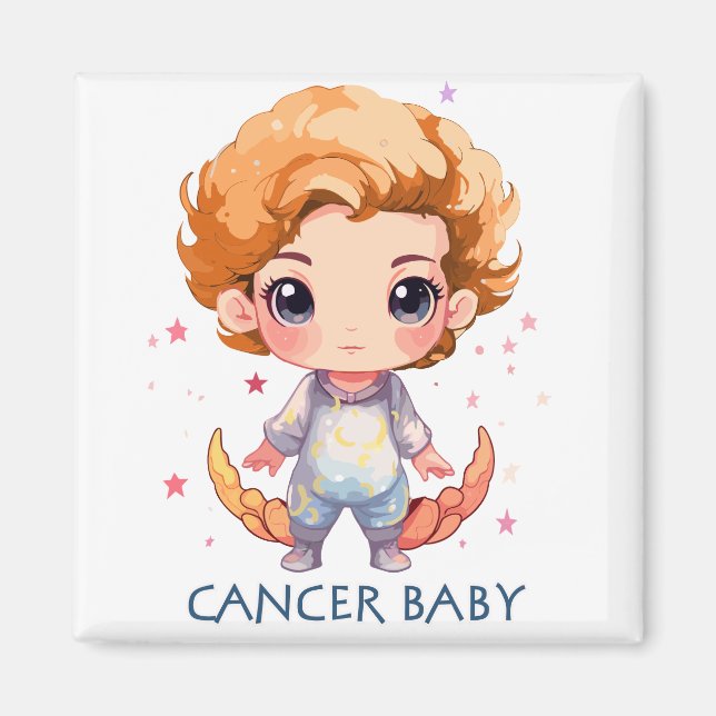Cancer Baby 4 Magnet (Framsidan)