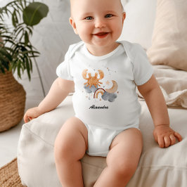 Cancer Baby: Crab's Mysiga Zodiac-Anpassade T Shirt