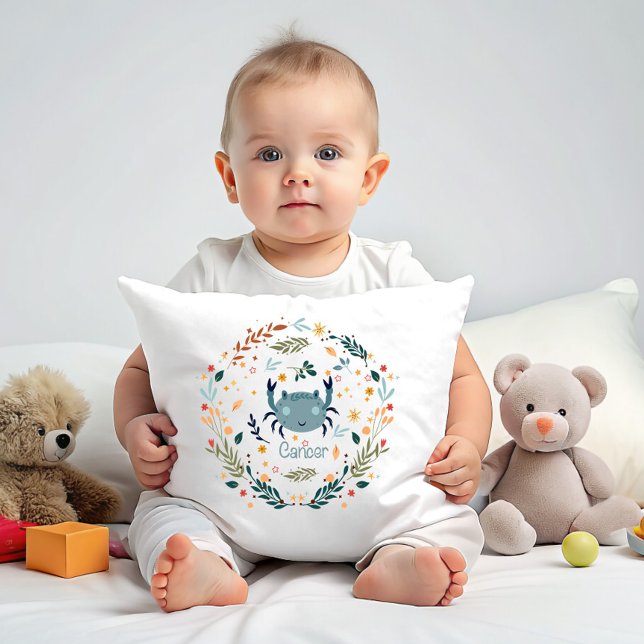 Cancer Baby - Zodiac Design Nursery Kudde (Skapare uppladdad)