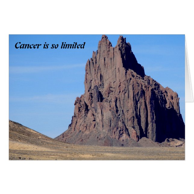 Cancer begränsas så hälsningskort (Framsidan Horizontal)