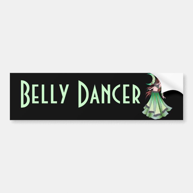 Cancer Belly Dancer Bildekal (Framsidan)