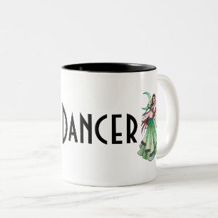 Cancer Belly Dancer Två-Tonad Mugg