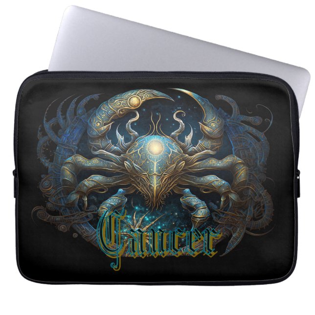 Cancer Birth-tecken Laptop Fodral (Framsidan)