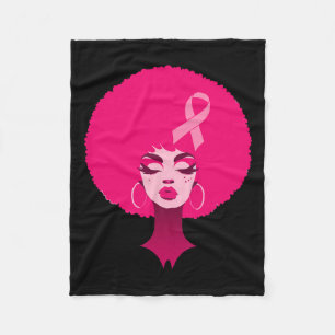 Cancer Black African Women Support Rosa 3 Fleecefilt
