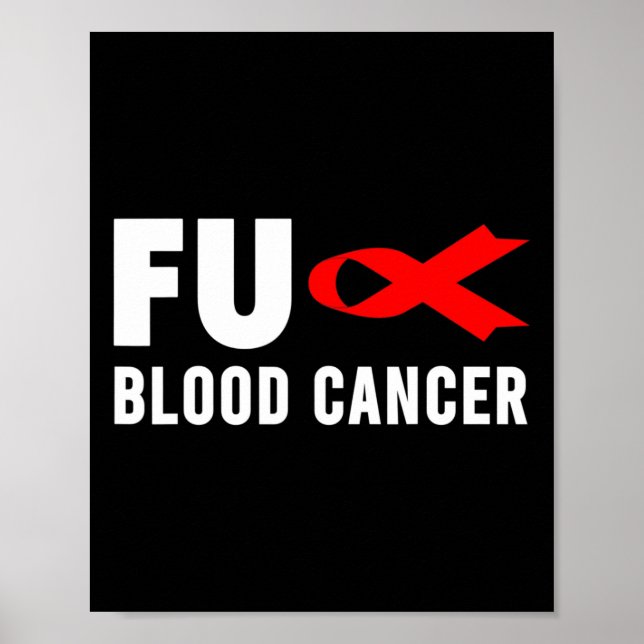Cancer - Blodcancer Medvetenhet 3  Poster (Framsidan)