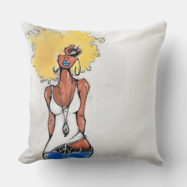 CANCER Blond Krabba Kudde (Framsida)