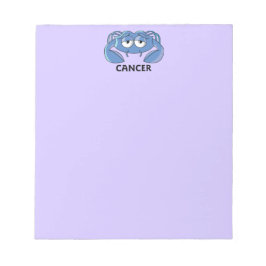 Cancer Blue Crab Anteckningsblock