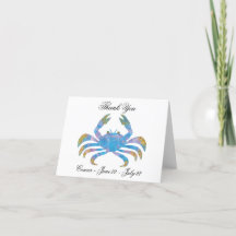 Cancer Blue Impressionist Painting Stil med Guld