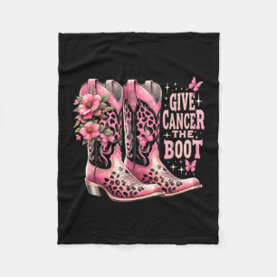 Cancer Boot Westers Cowgirl Boots Breast Cance Fleecefilt