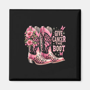Cancer Boot Westers Cowgirl Boots Breast Cance Magnet