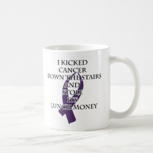 Cancer Bully (Lila Ribbon) Kaffemugg