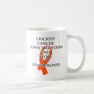 Cancer Bully (Orange Ribbon) Kaffemugg