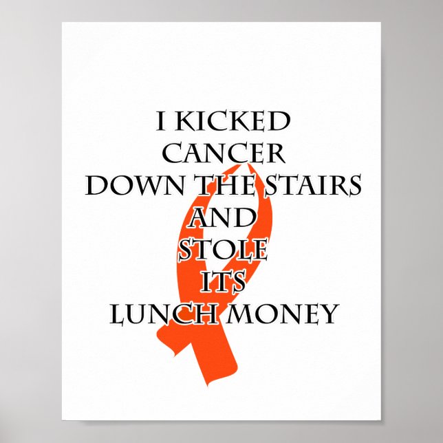 Cancer Bully (Orange Ribbon)  Poster (Framsidan)