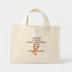 Cancer Bully (Peach Ribbon) Mini Tygkasse