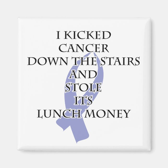 Cancer Bully (Periwinkle Ribbon) Magnet (Framsidan)