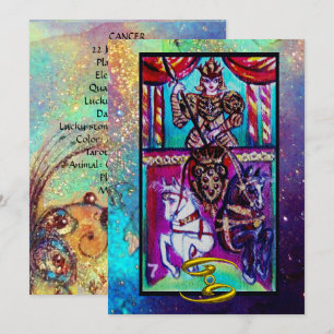 CANCER, CHARIOT TAROT ASTROLOGY ZODIAC BIRTHDAY KORT