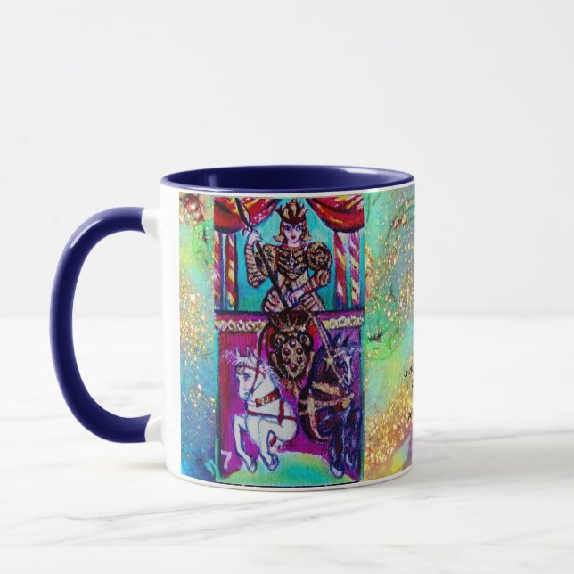 CANCER, CHARIOT TAROT ASTROLOGY ZODIAC BIRTHDAY MUGG (Vänster)
