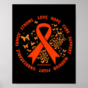 Cancer Clothing - Leukemi Awareness Poster