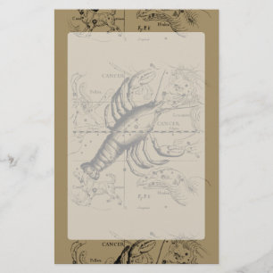 Cancer Constellation by Hevelius circa 1690 Brevpapper