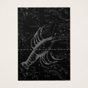 Cancer Constellation Hevelius 1690 Decor Visitkort