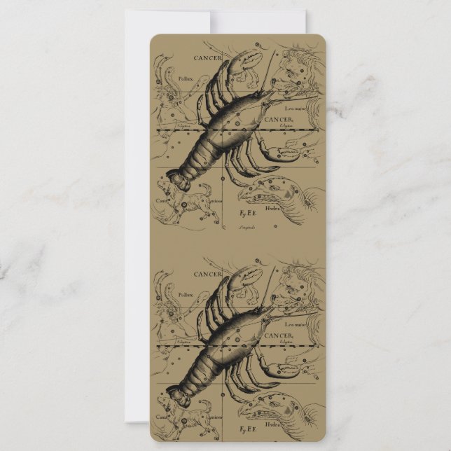 Cancer Constellation Hevelius 1690 juni 21-22 juli (Framsida)