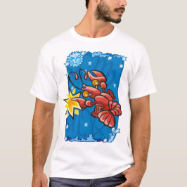 Cancer Crab på natten himlar T Shirt