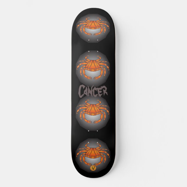 Cancer Crab Skateboard (Framsida)