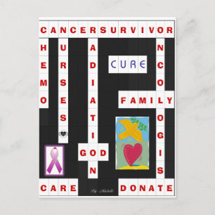 Cancer Crossword Vykort
