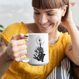 Cancer Dancing Girl 15oz Black Rim Mugg