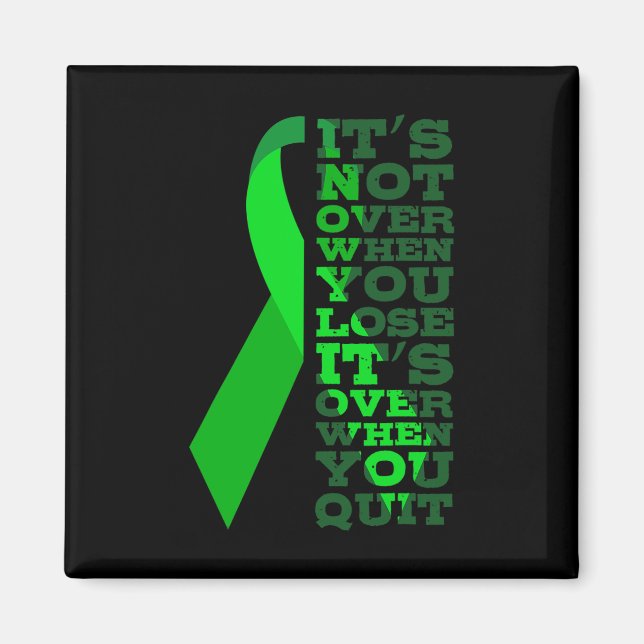 Cancer Det är inte över när du förlorar Det är öve Magnet (Framsidan)