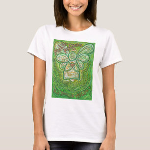 Cancer Dikt Grönt Angel Art Anpassningsbar Shirts T Shirt