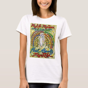 Cancer Dikt White Angel Art Anpassningsbar Shirts T Shirt