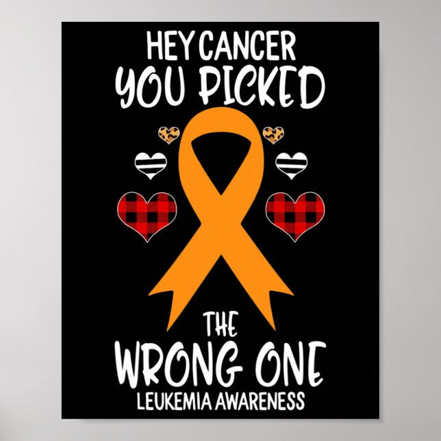 Cancer du fick fel anlag om leukemi poster (Framsidan)