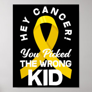 Cancer du har fått fel sorts barncancer W Poster