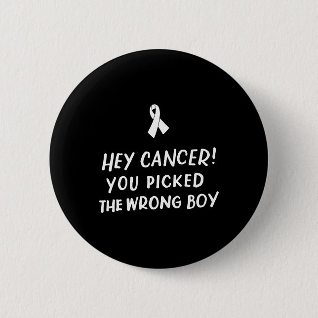 Cancer, du plockade fel pojkbarnkanin knapp (Framsida)